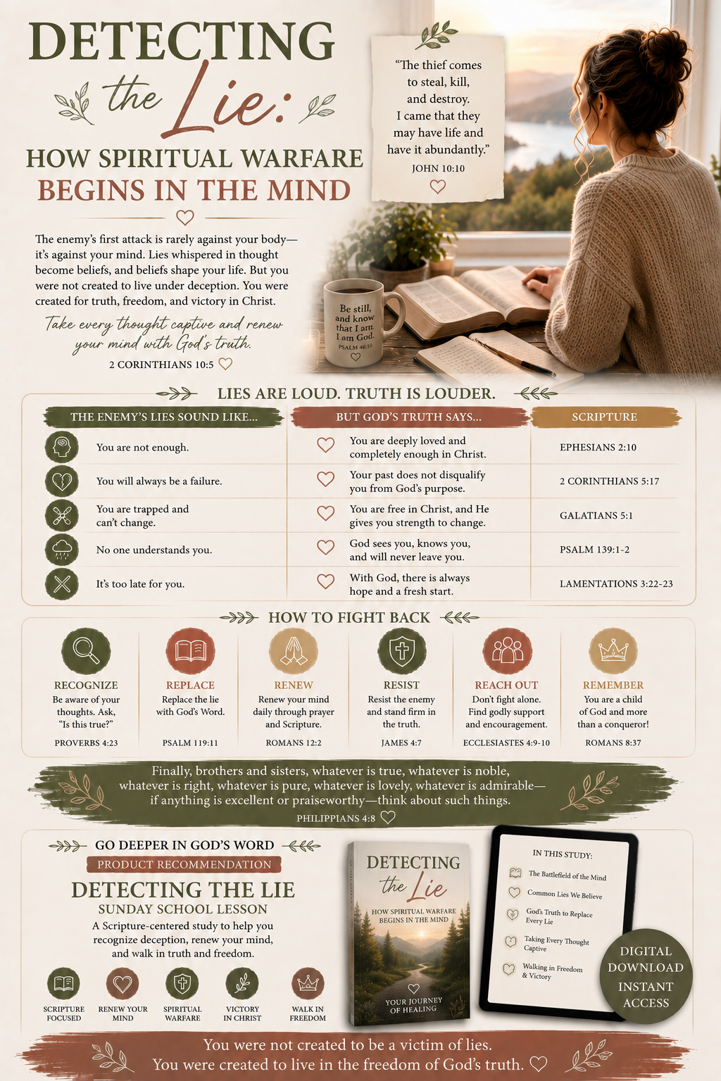 Detecting the Lie: How Spiritual Warfare Begins in the Mind
