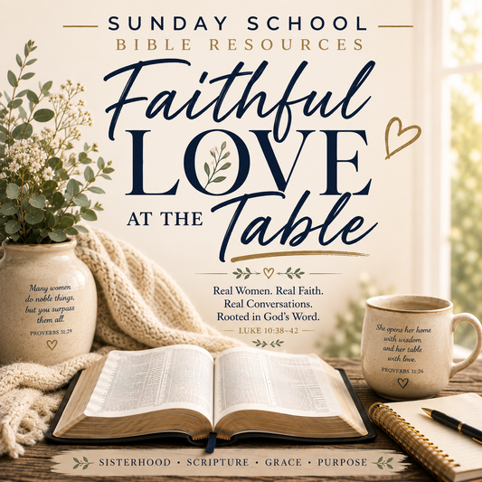 Faithful Love at the Table | Christian Devotional & Bible Study PDF