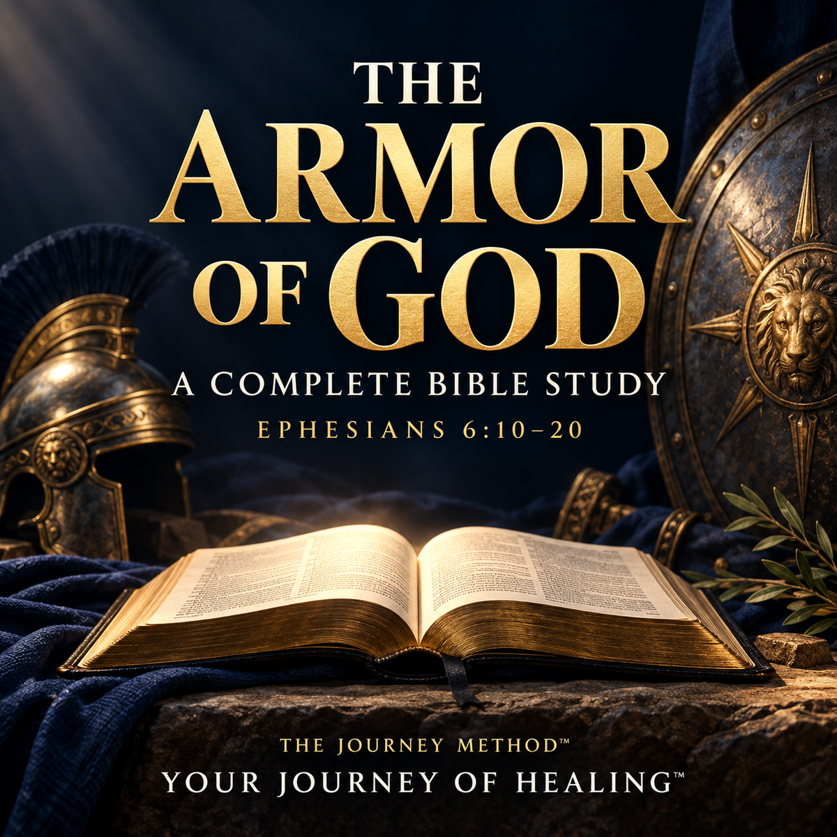 The Armor of God Bible study on Ephesians 6:10–20 using THE JOURNEY METHOD™ by Your Journey of Healing