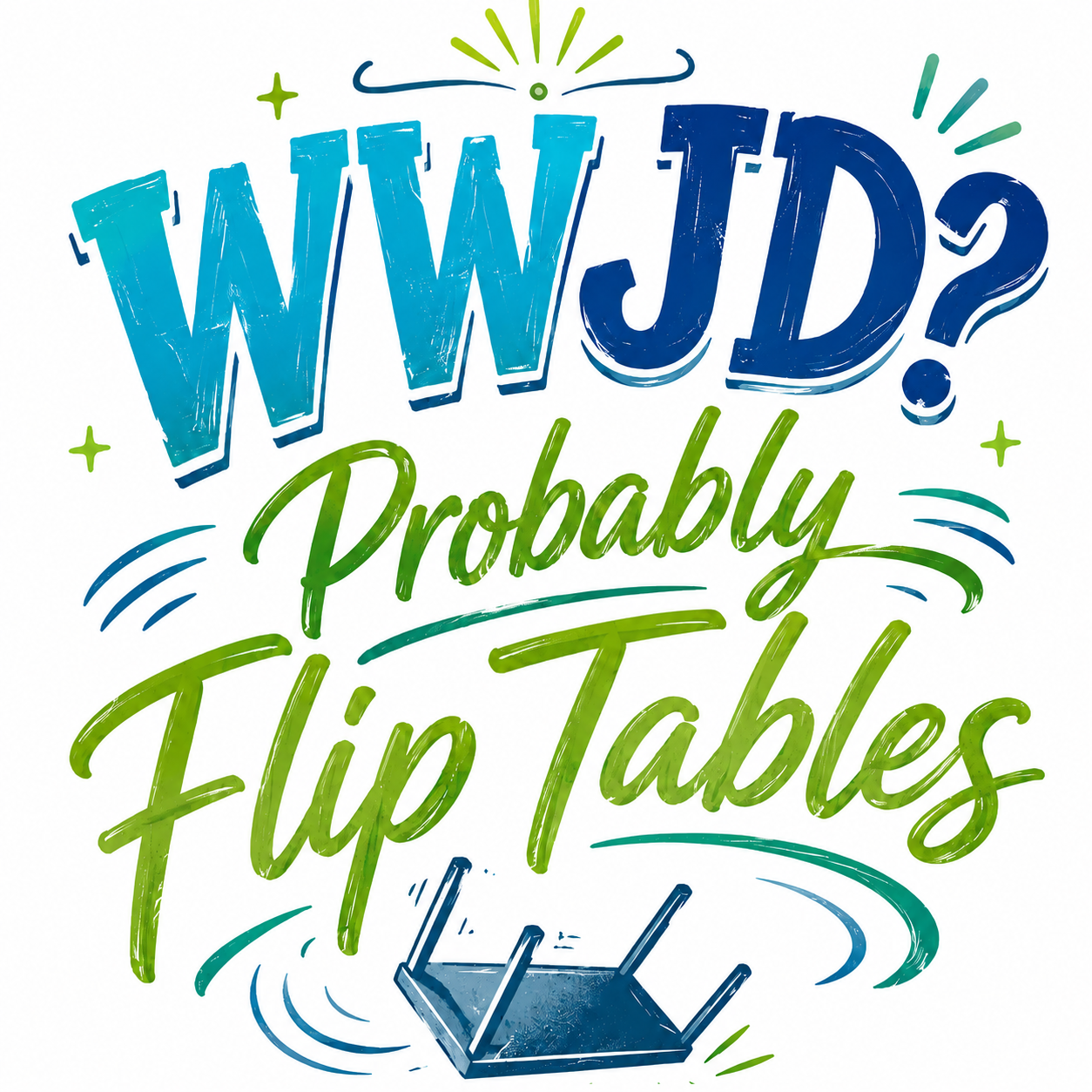 WWJD Close up graphic image