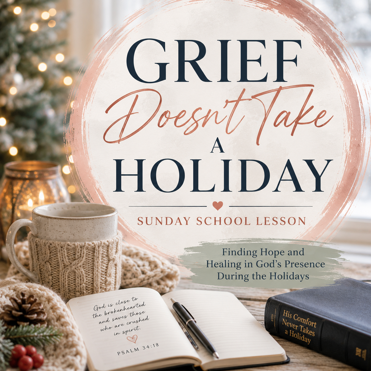 Grief Doesn’t Take a Holiday | Christian Grief Sunday School Lesson PDF